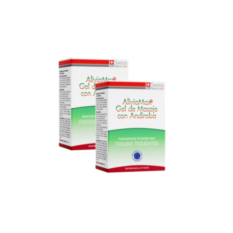 ALIVIAMAX - Aliviamax Gel Masaje con Andiroba Alcanfor Arnica 4 cajas