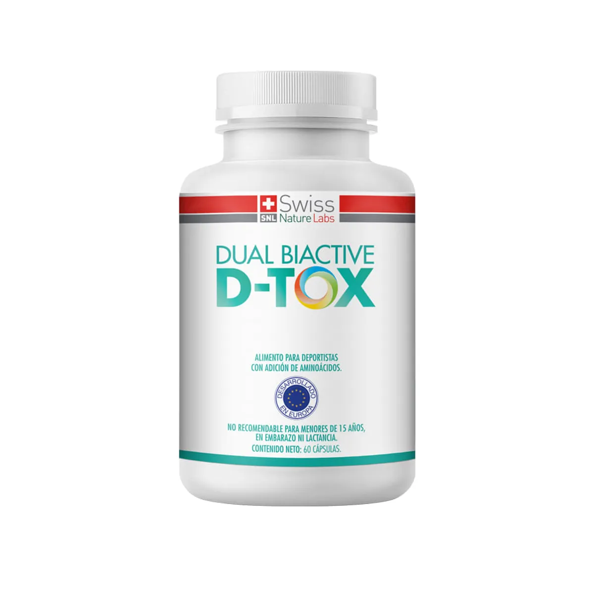 DUAL BIACTIVE D TOX - Suplemento Alimentico Dual Biactive Detox Complejo Probioticos 1 Mes