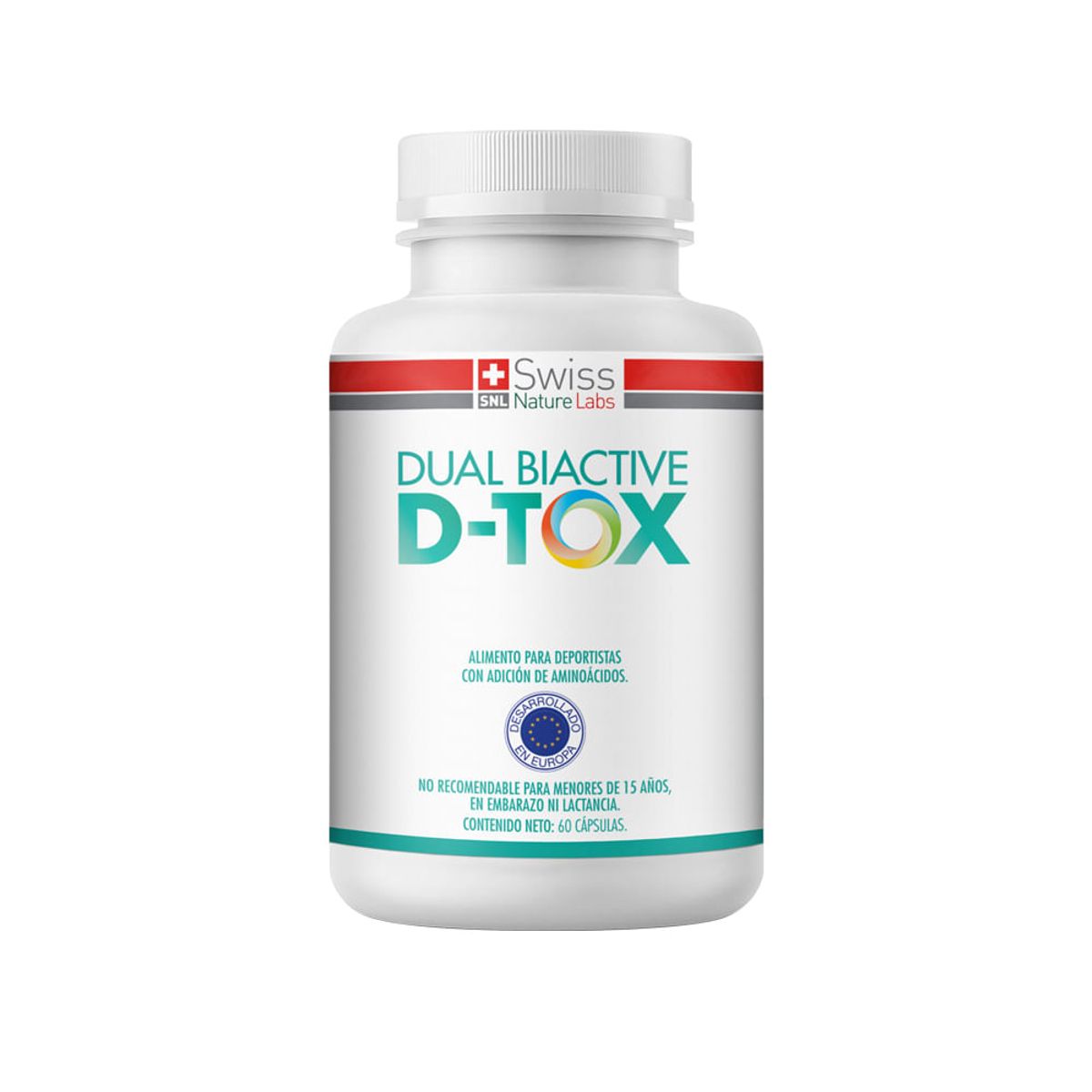 DUAL BIACTIVE D TOX - Suplemento Alimentico Dual Biactive Detox Complejo Probioticos 1 Mes