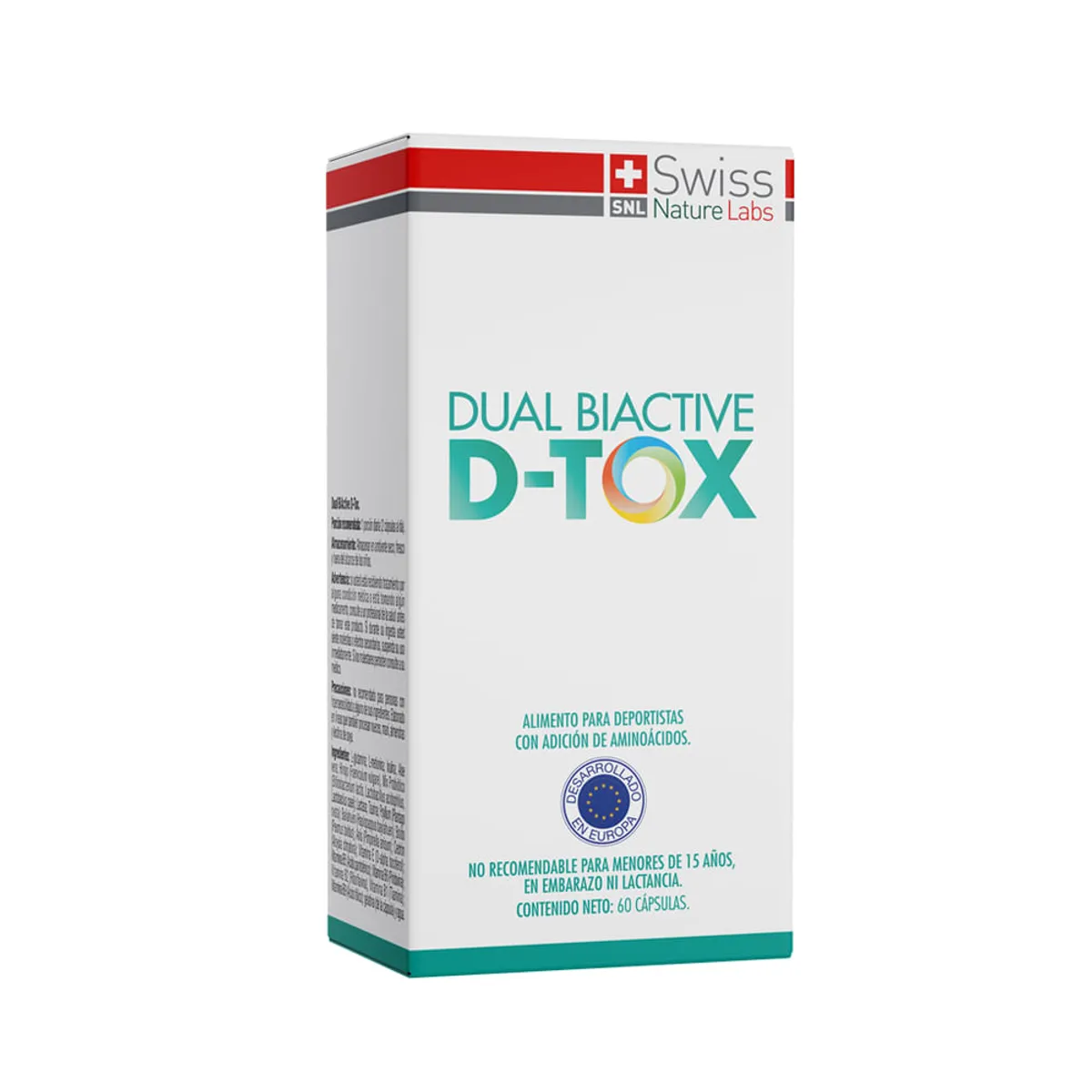 DUAL BIACTIVE D TOX - Suplemento Alimentico Dual Biactive Detox Complejo Probioticos 1 Mes