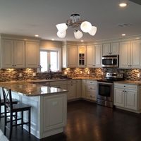 Lampara De Techo Cromo Madera 5 Tulipas Dirigibles ampolletas gratis