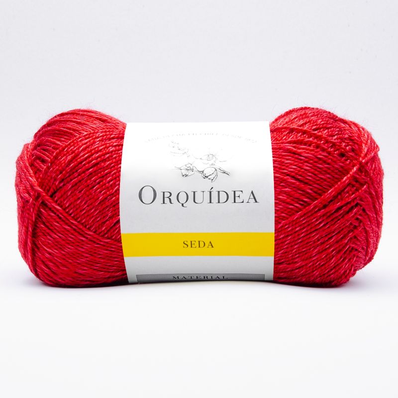 GENERICO - Hilo Seda Orquidea 100grs. - Rojo Italiano 913