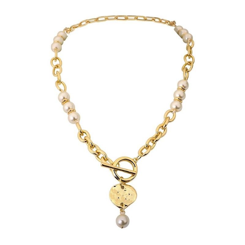 LUXURYJOYAS - Collar De Capa De Cadena Gruesa De Lucky Brand Doble2