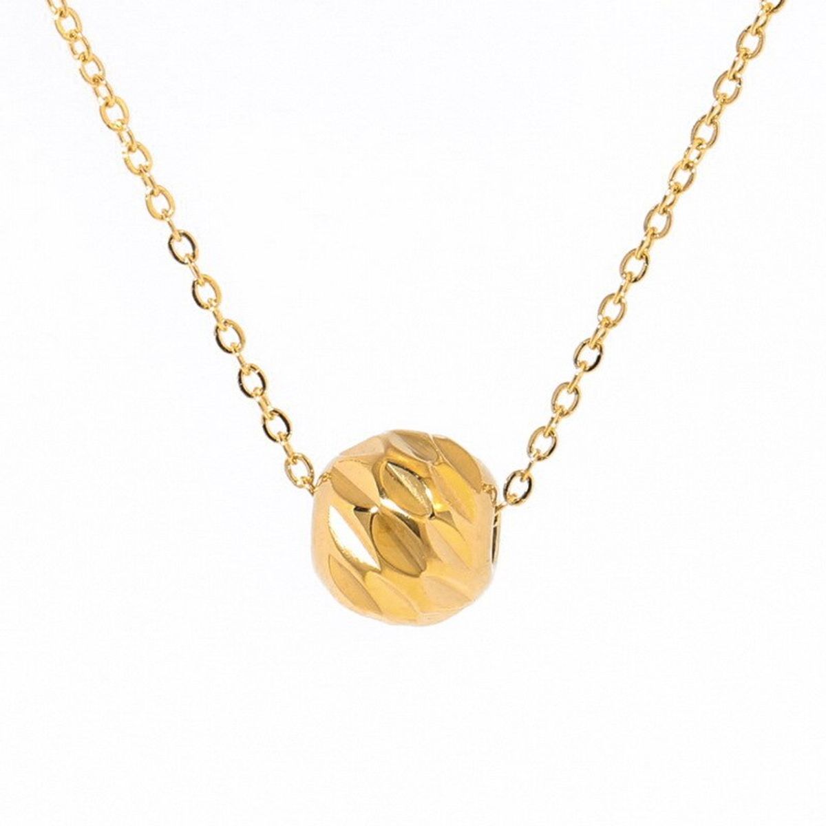 LUXURYJOYAS - Collar Mujer Gargantilla Perla Baño Oro 18kt