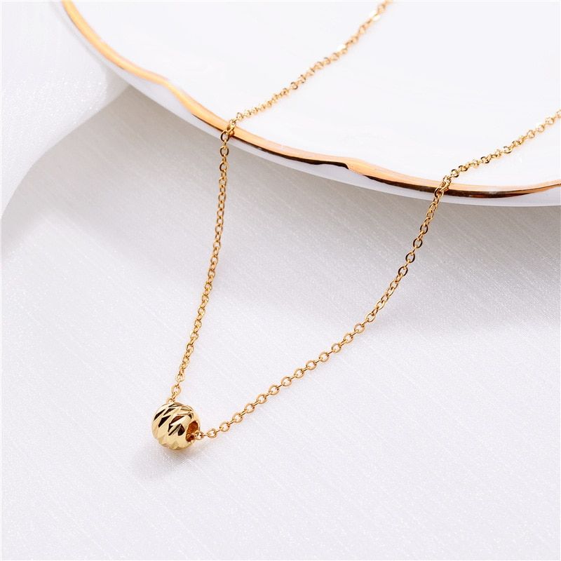 LUXURYJOYAS - Collar Mujer Gargantilla Perla Baño Oro 18kt