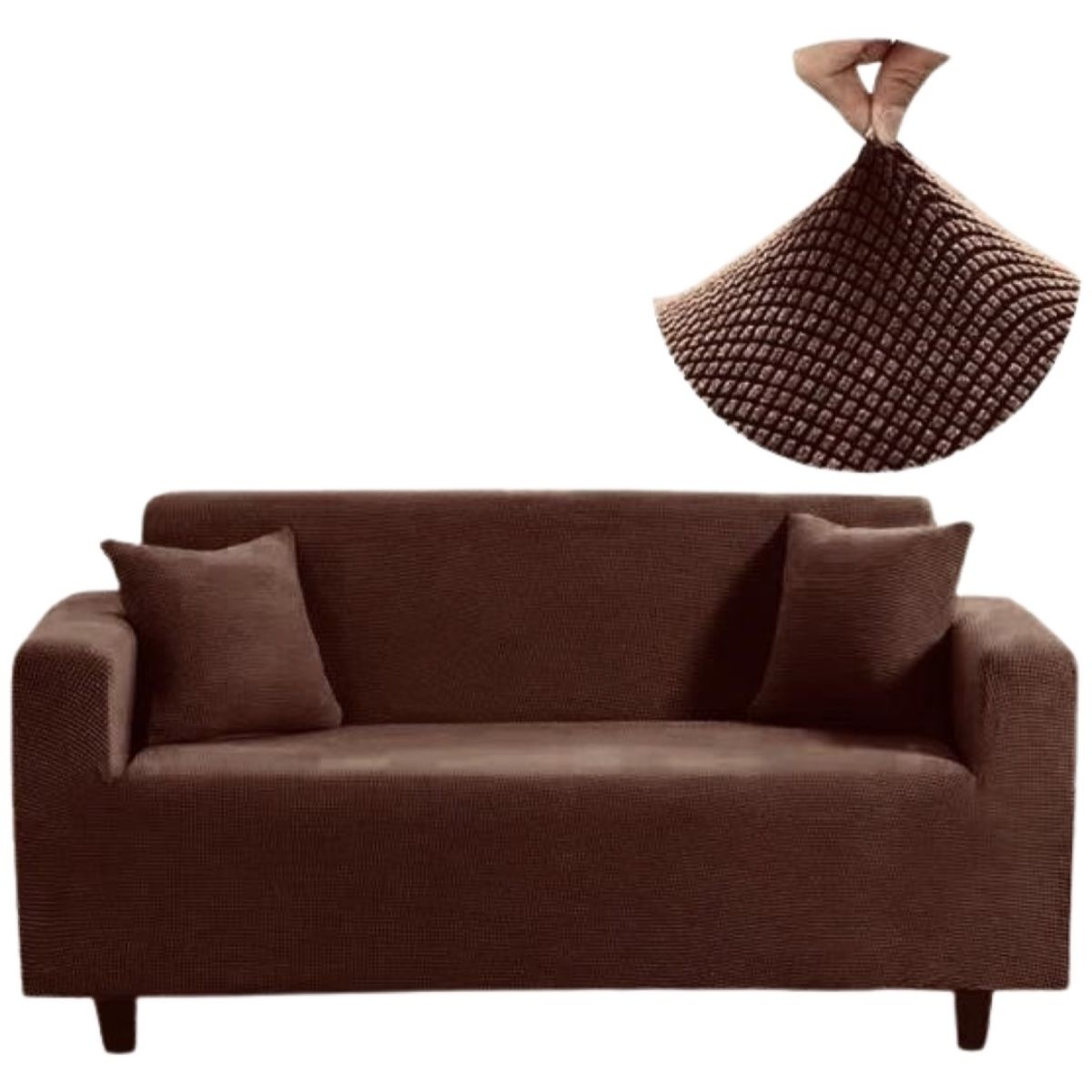 GENERICO - Fundas Sillón Sofá Elasticadas 4 Cuerpos Para Sofa Hasta 300Cm