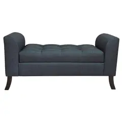 GENERICO - Banqueta Baúl Roma Color Lino Gris