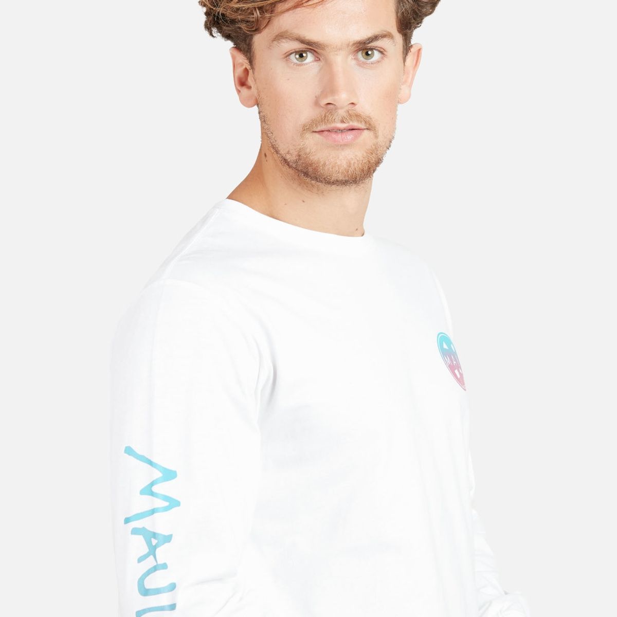 MAUI AND SONS - Polera COOKIE SURFER Hombre Blanco Maui & Sons