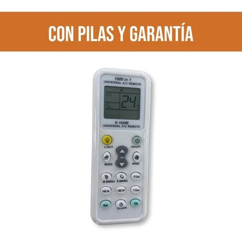 GENERICO - Control Remoto Universal Para Aire Acondicionado