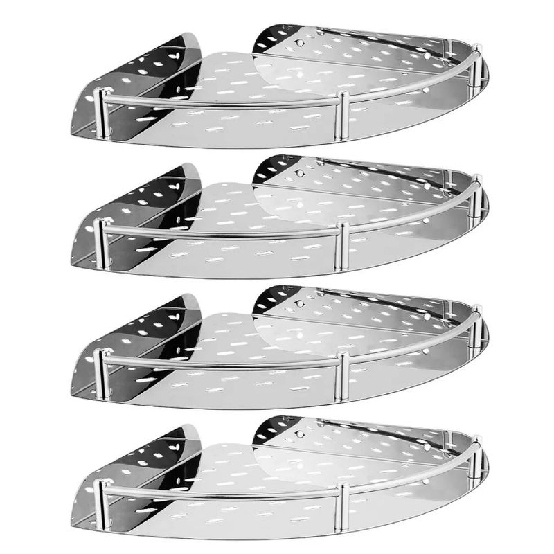 TNAKIEX - Estante Esquinero Organizador De Acero Inoxidable Para Baño