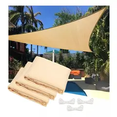 GENERICO - X3 Toldo Vela Sombra Toldos Plegables Lona Toldo Triangular 3x3