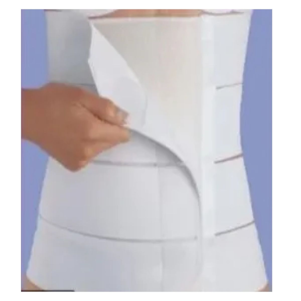 SDFIT - Faja 4 Bandas Material Post Operatoria Cierre Velcro Afelpado Talla S