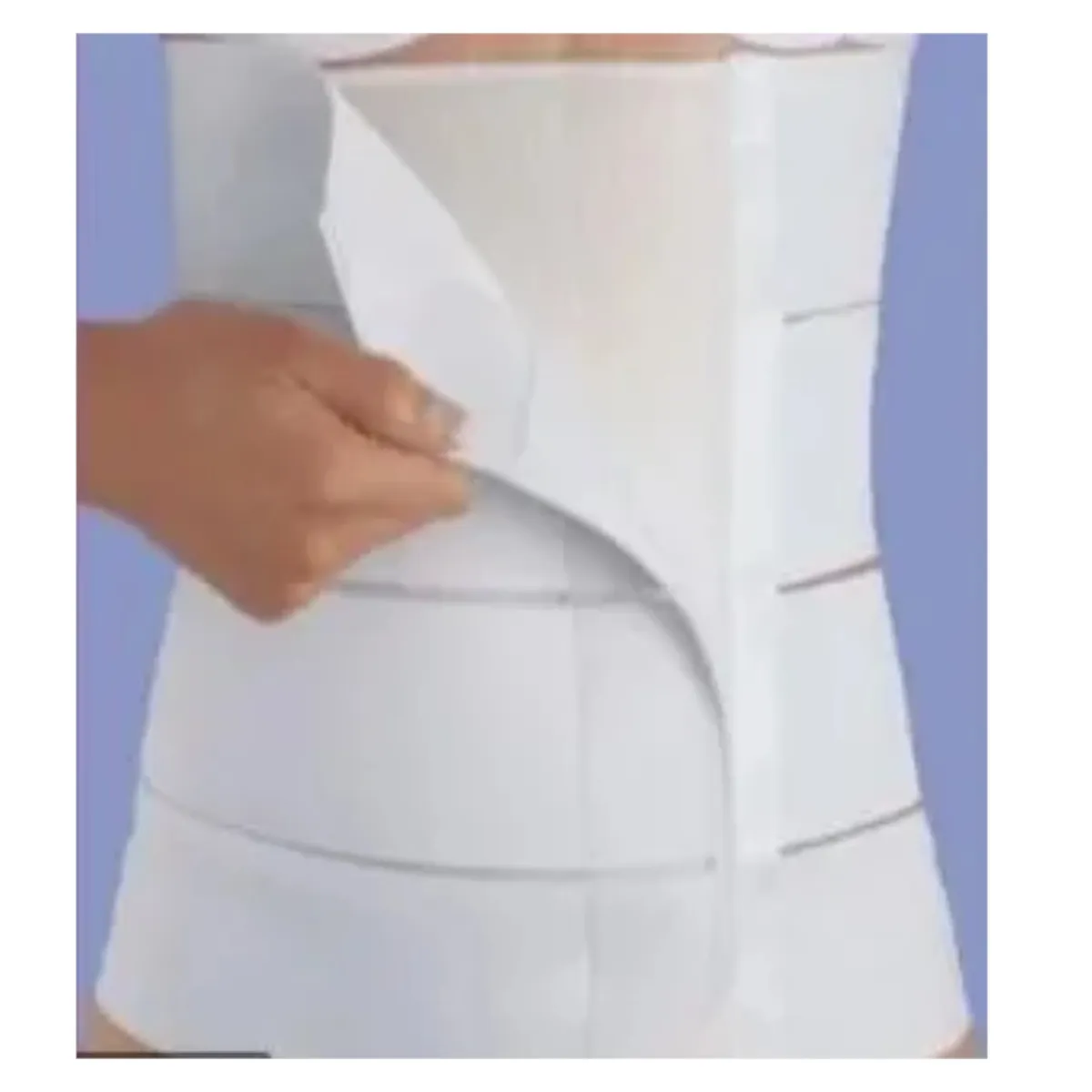 SDFIT - Faja 4 Bandas Material Post Operatoria Cierre Velcro Afelpado Talla L