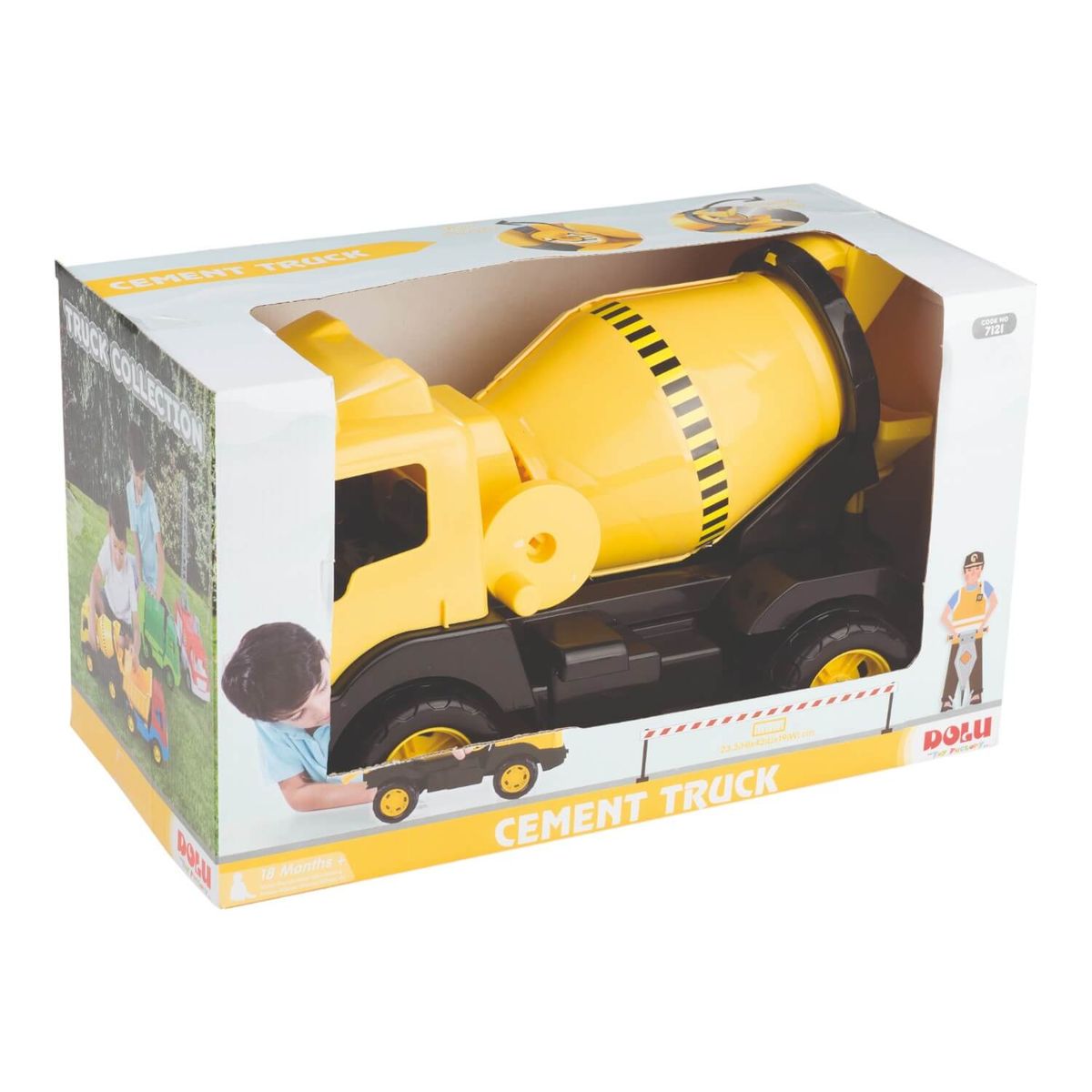 DOLU - Camión Mezclador Amarillo 42x23x19 Cms Dolu