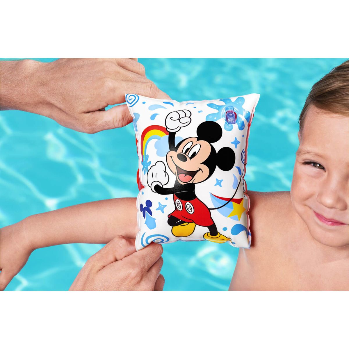 BESTWAY - Alitas Infable Mickey 23X15Cm 3-6 Años