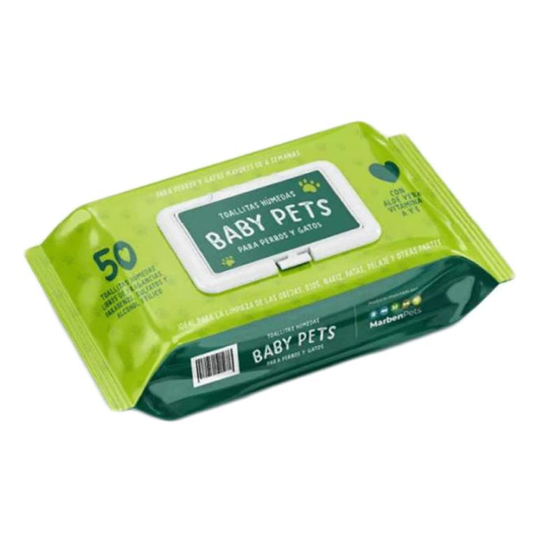 MARBEN PETS - PACK 2 UN. TOALLITAS PET PERROS Y GATOS