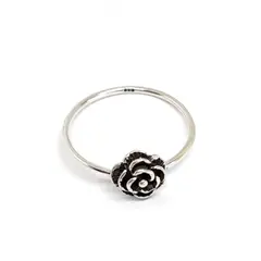 ANDREA COGGIOLA JOYAS - Anillo Flor Plata Fina 925