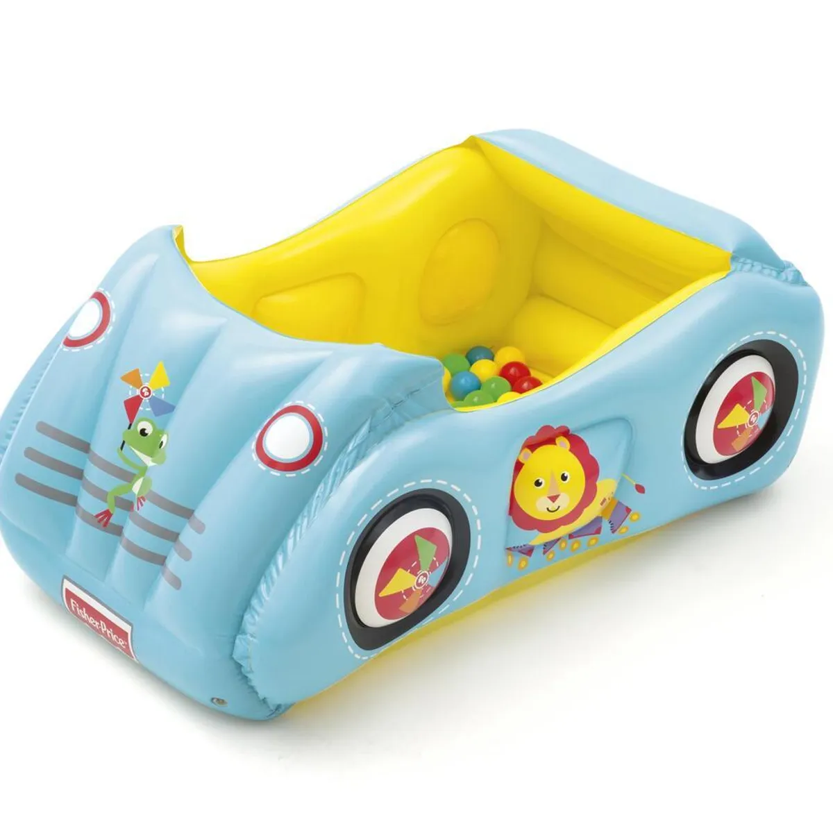 BESTWAY - Auto Inflable Piscina Con Pelotas Fisher Price 119X79X51Cms