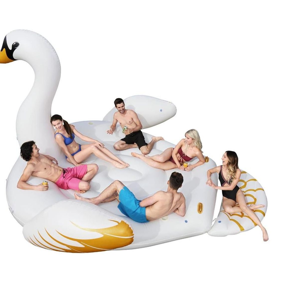 BESTWAY - Flotador Gigante Cisne 429X330Cm Bestway