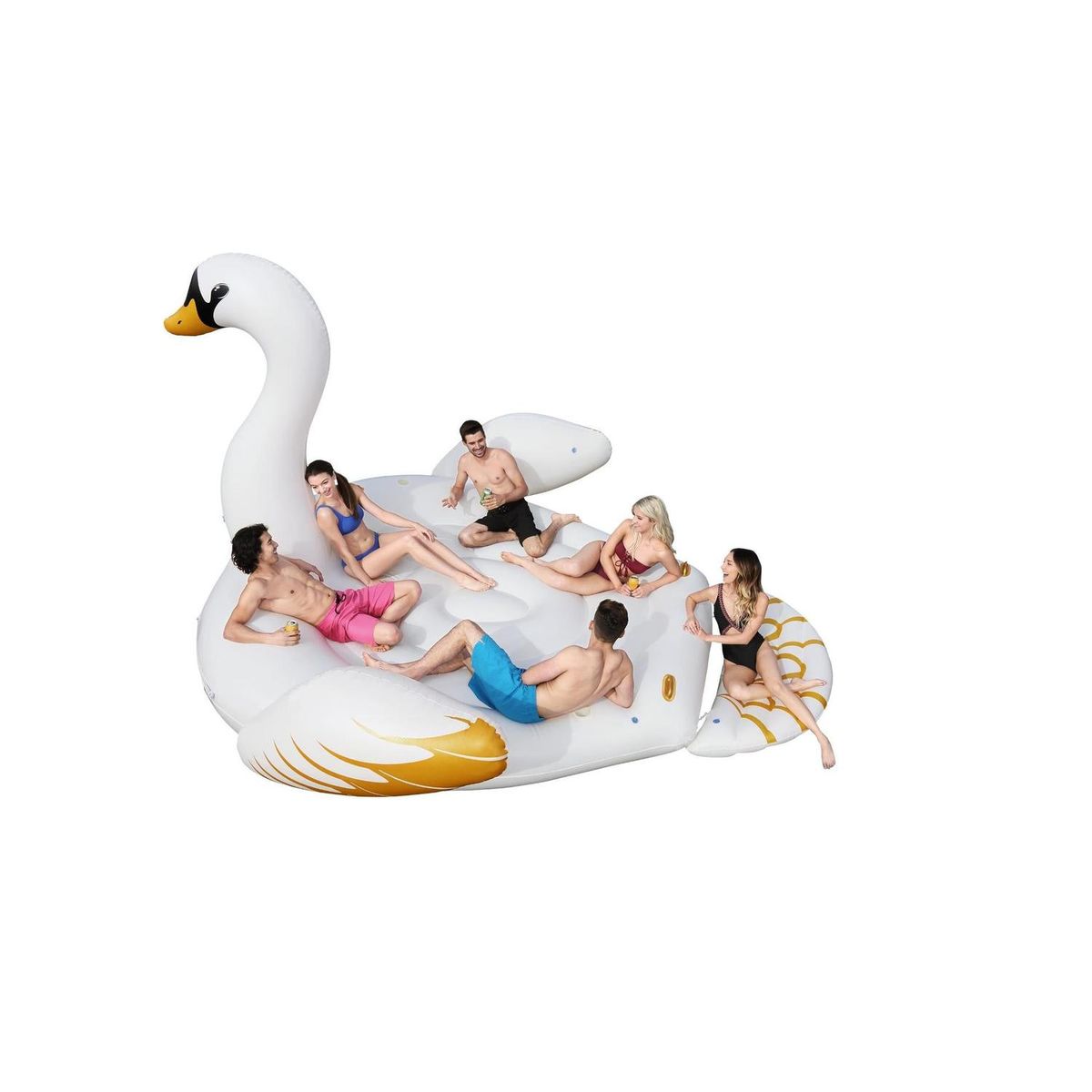 BESTWAY - Flotador Gigante Cisne 429X330Cm Bestway