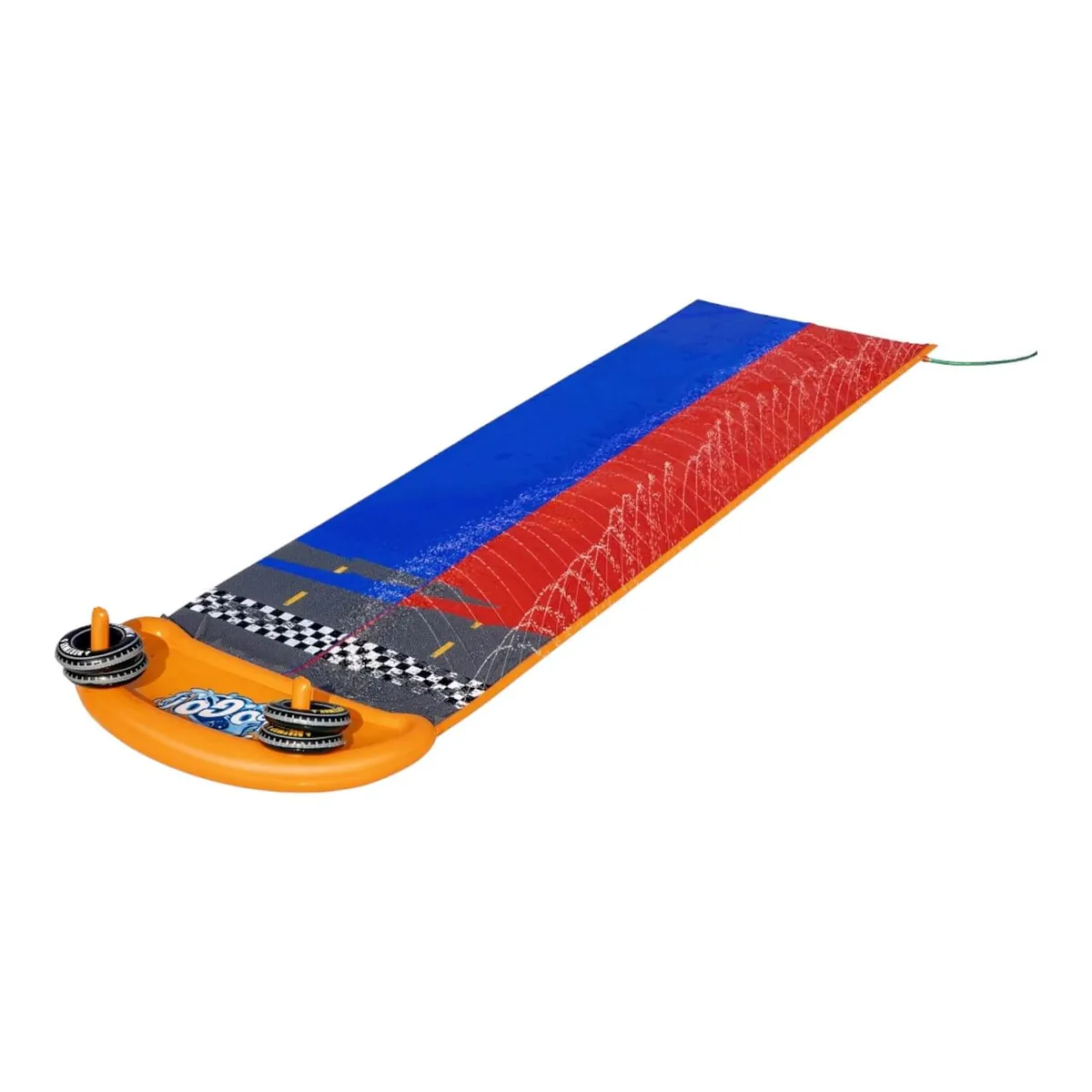 BESTWAY - Deslizador Doble 4.88M Con Juego De Aros Inflables Bestway