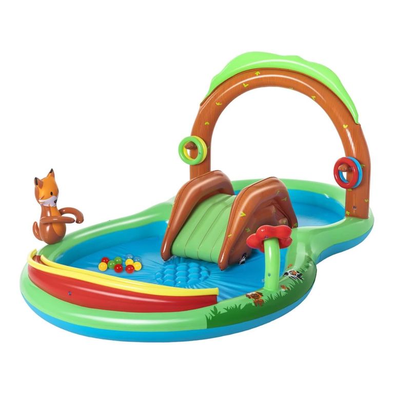 Piscina y juegos inflable Bosque 2.95X1.99X1.30M