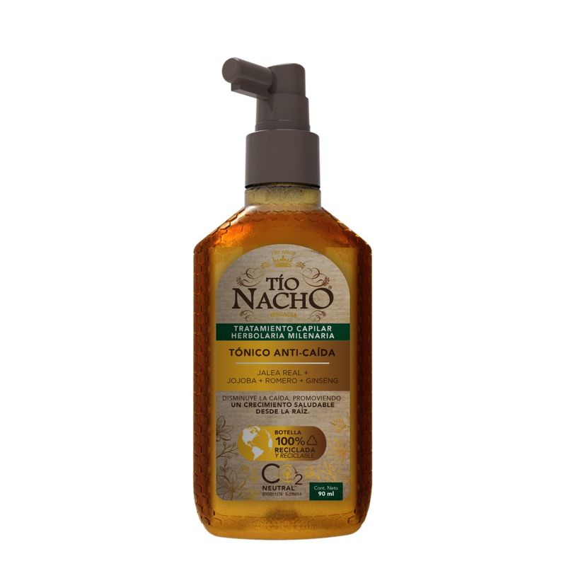 TIO NACHO - Tio Nacho Tratamiento Herbolaria Tonico Anticaida 90ml