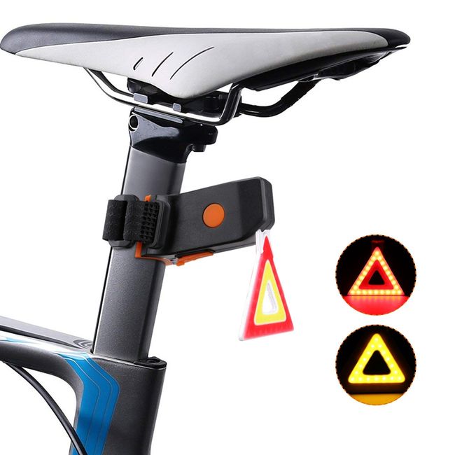 DEFENSOR FOREVER - Luz Trasera Recargable De Bicicleta Triangulo