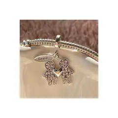 TRENDY CHARMS - Charm Pareja in Love Plata 925