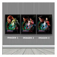 3DILUTION - Avengers Endgame Cuadro 3D Lenticular 3 imagenes en 1