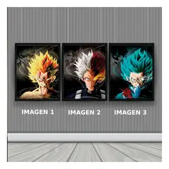 3DILUTION - My Hero Academia Cuadro 3D Lenticular 3 imagenes en 1