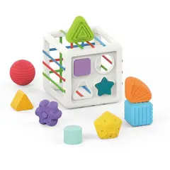HUANGER - Cubo de Encaje y Sensorial Montessori