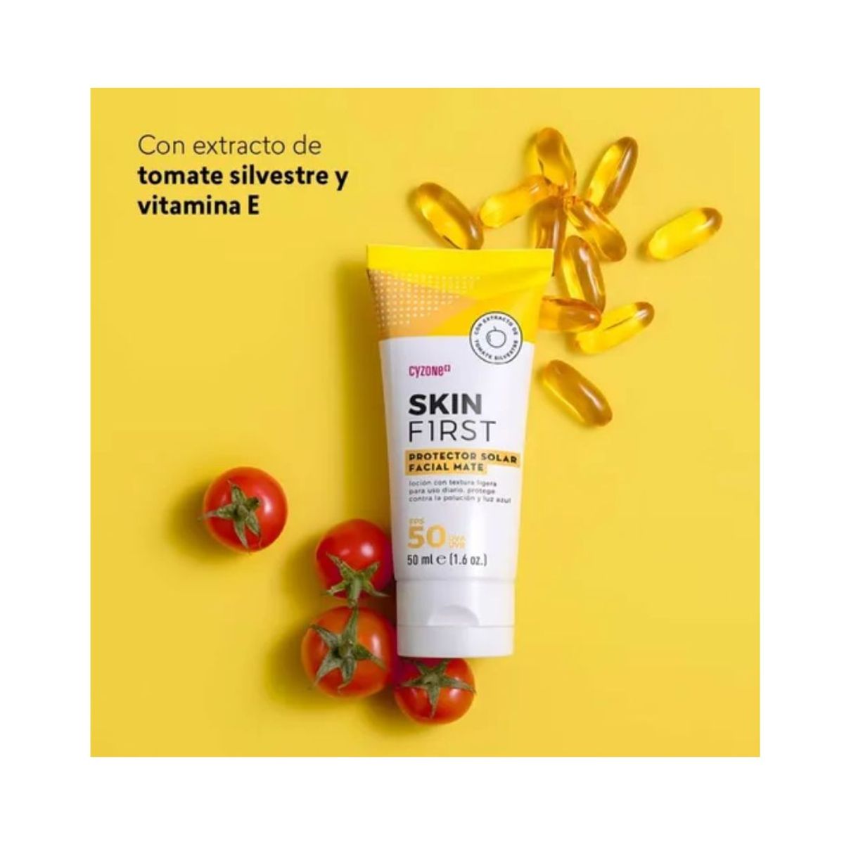 CYZONE - BLOQUEADOR SOLAR FACTOR 50 ACABADO MATTE