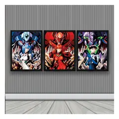 3DILUTION - Evangelion Cuadro 3D Efecto Lenticular 3 imagenes en 1