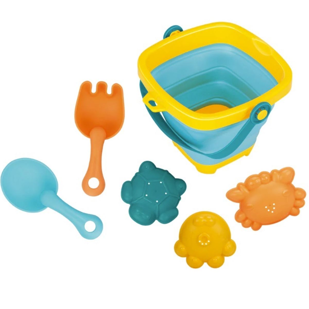 HUANGER - Balde De Playa Plegable Con Accesorios