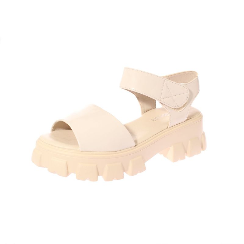 VIA FRANCA - Sandalia Para Mujer Color Beige