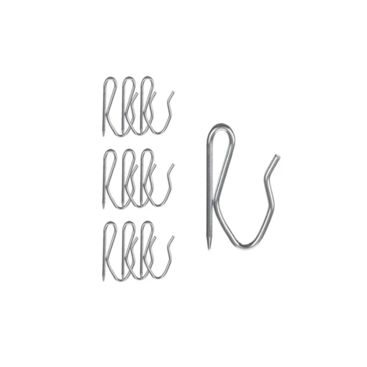 GENERICO - Gancho Aguja Para Cortina 2,5 Cms  100 Unidades El Costurero