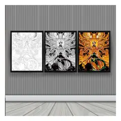 3DILUTION - Netero HxH Cuadro 3D Efecto Lenticular 3 imagenes en 1