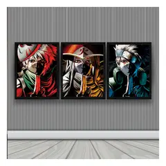 3DILUTION - Kakashi Cuadro 3D Efecto Lenticular 3 imagenes en 1