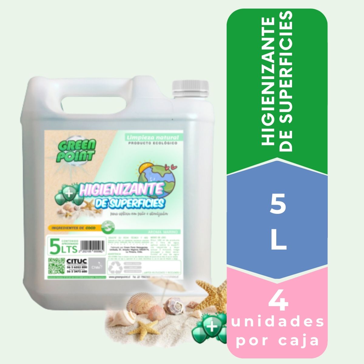 GENERICO - HIGIENIZANTE DE SUPERFICIES - LINEA NATURAL