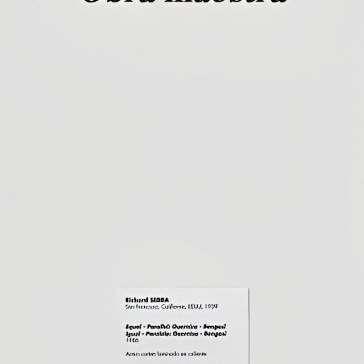 TOP10BOOKS - LIBRO Obra Maestra - JUAN TALLÓN