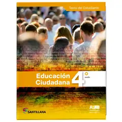 TOP10BOOKS - EDUCACION CIUDADANA 4º MEDIO. Editorial: Santillana