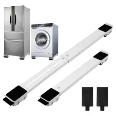 GENERICO - Soporte Movil Para Lavadora Refrigerador Base Ajustable