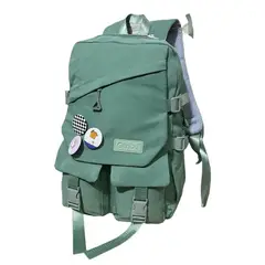 GENERICO - Mochila Bolso Escolar Juvenil Impermeable Gran Capacidad Verde