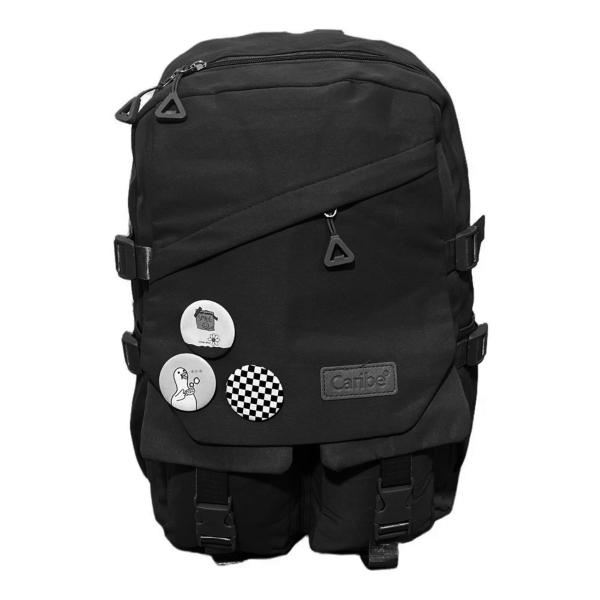 GENERICO - Mochila Bolso Kawai r Juvenil Impermeable Gran Capacidad Negro