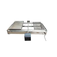 Parrilla inoxidable con Plancha Churrasquera y Asador