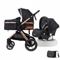 Coche Travel System Con Accesorios X1 Negro
