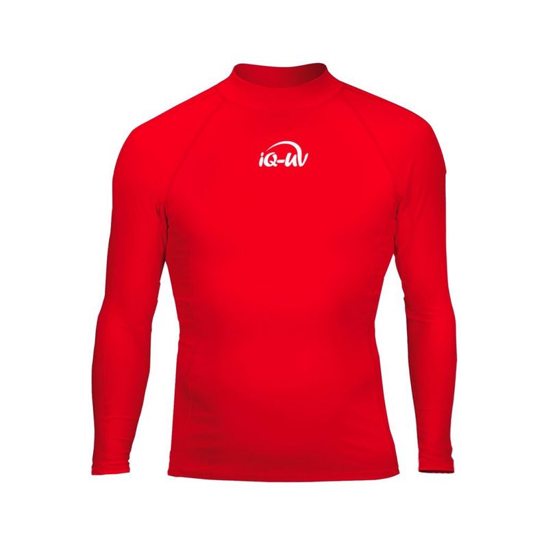 IQ - Polera manga larga de corte recto para hombre con filtro solar UPF 300