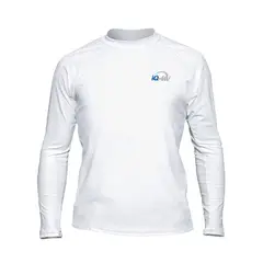IQ - Polera manga larga de corte recto para hombre con filtro solar UPF 300