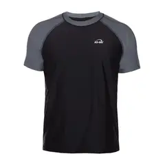 IQ - Polera manga corta corte recto para hombres filtro solar UPF 300